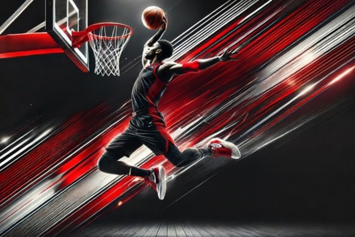 Basketball banner sin Nike