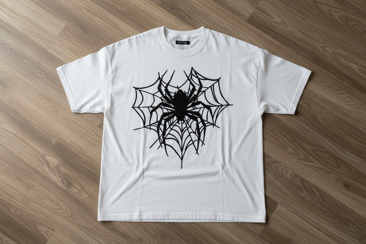 Camiseta Blanca Araña Telaraña