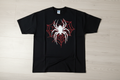 Camiseta Negra Araña Telaraña
