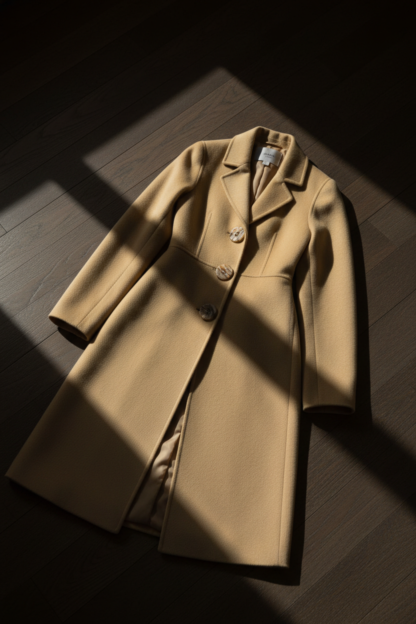 Abrigo Mujer - Beige/Crema