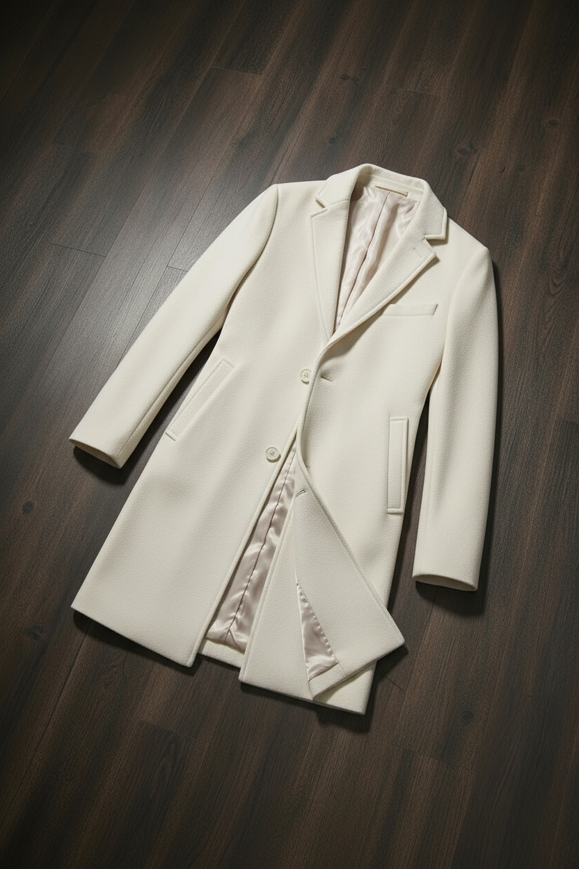 Abrigo Oversize Premium - Blanco