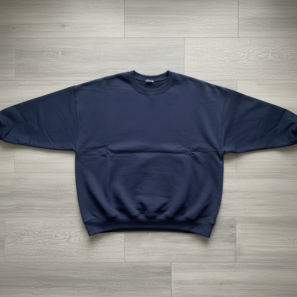 Crewneck Oversize Azul Marino