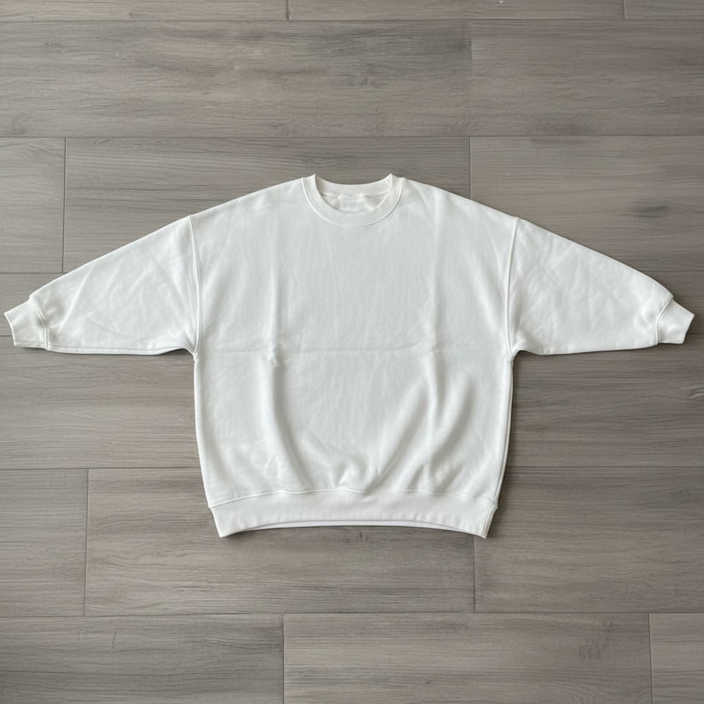 Crewneck Oversize Blanco
