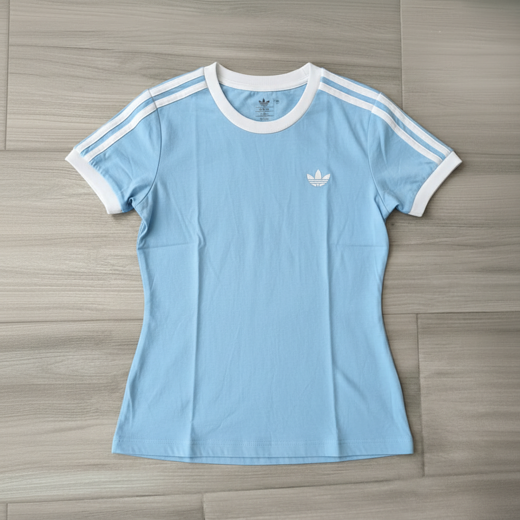 Camiseta Deportiva Mujer Celeste
