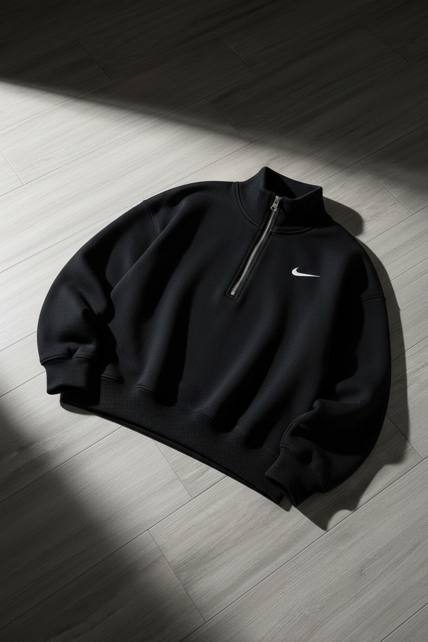 Sudadera negra - diagonal