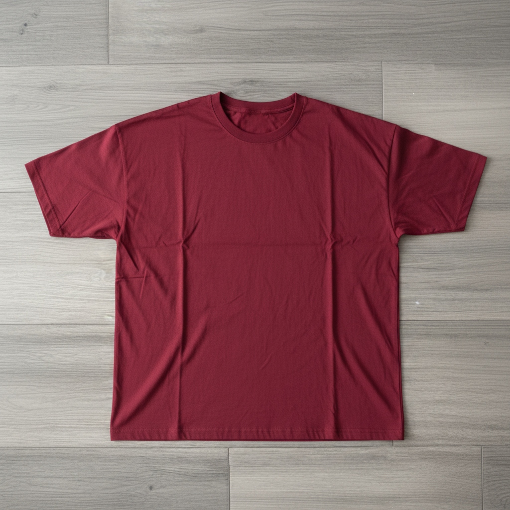 Camiseta Oversize Básica Rojo