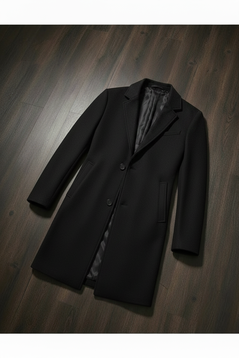 Abrigo Oversize Premium - Negro