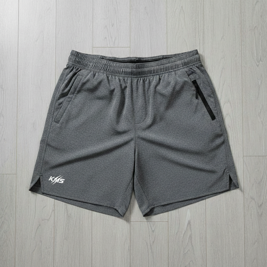 Short Gym KMS color gris
