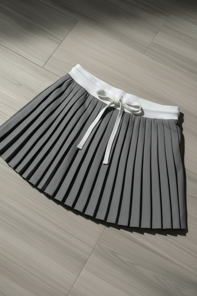 Falda Plisada KMS - Gris