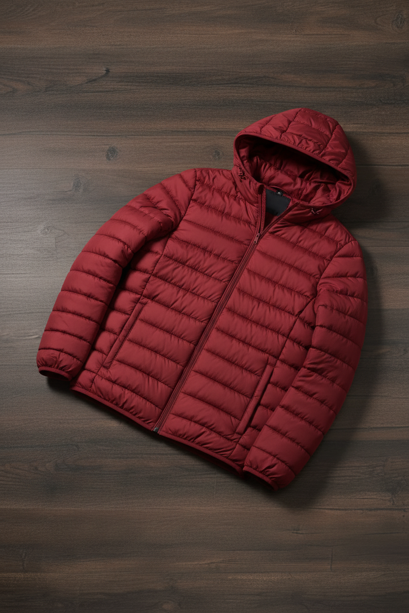 Chaqueta Puffer Rojo