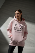 Hoodie Hello Kitty Rosa - Modelo