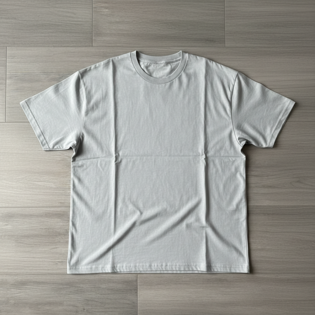 Camiseta Oversize Básica Gris