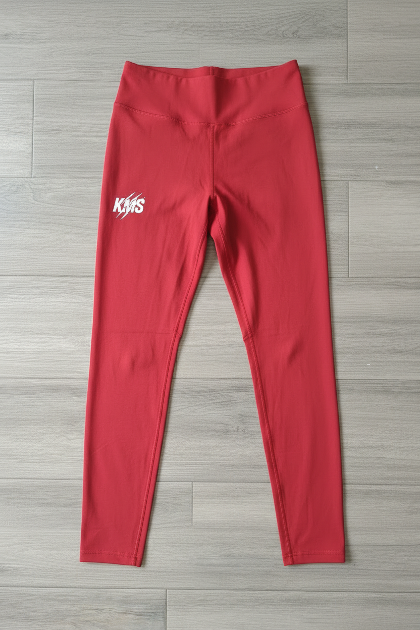 Licra Gym KMS color rojo