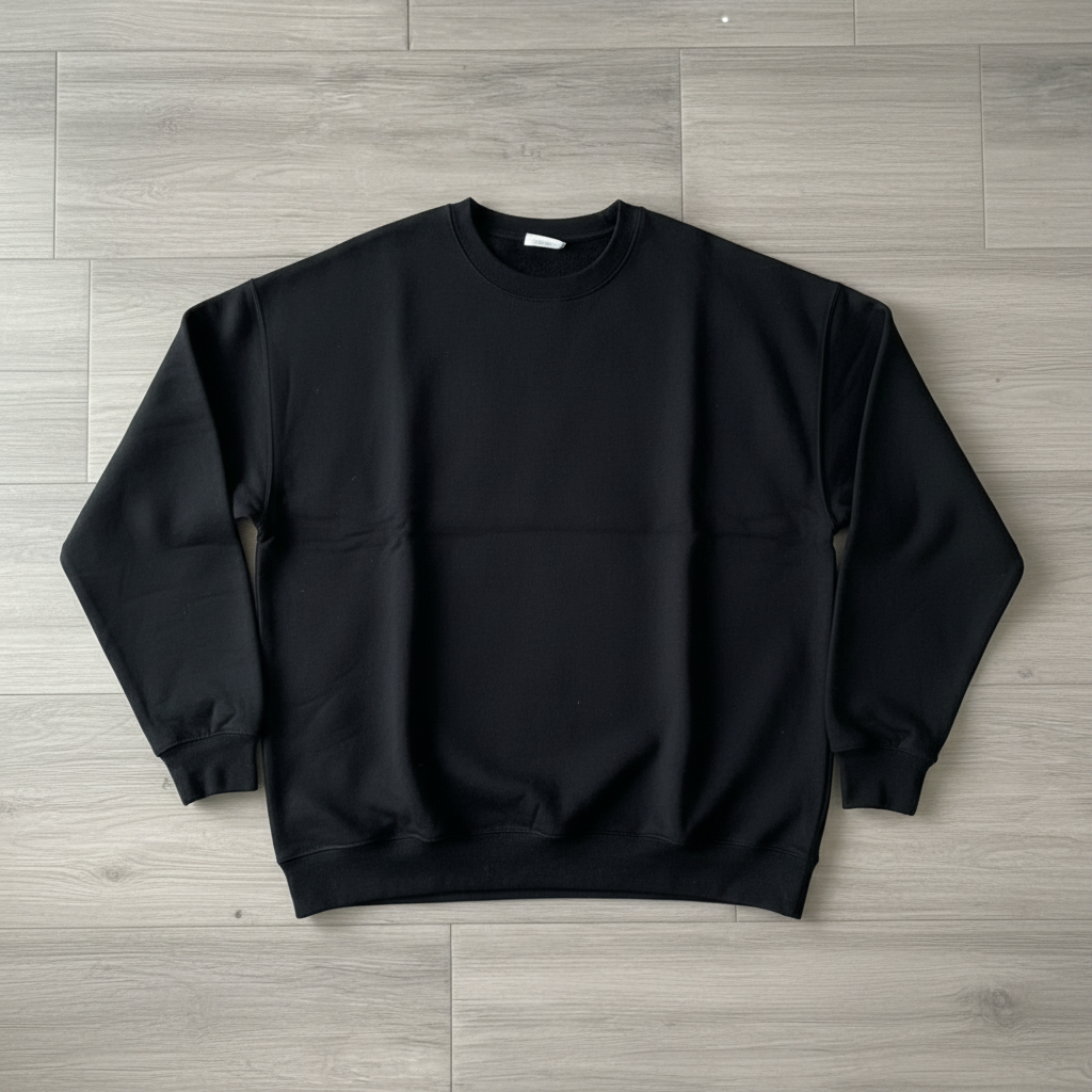 Crewneck Oversize Negro