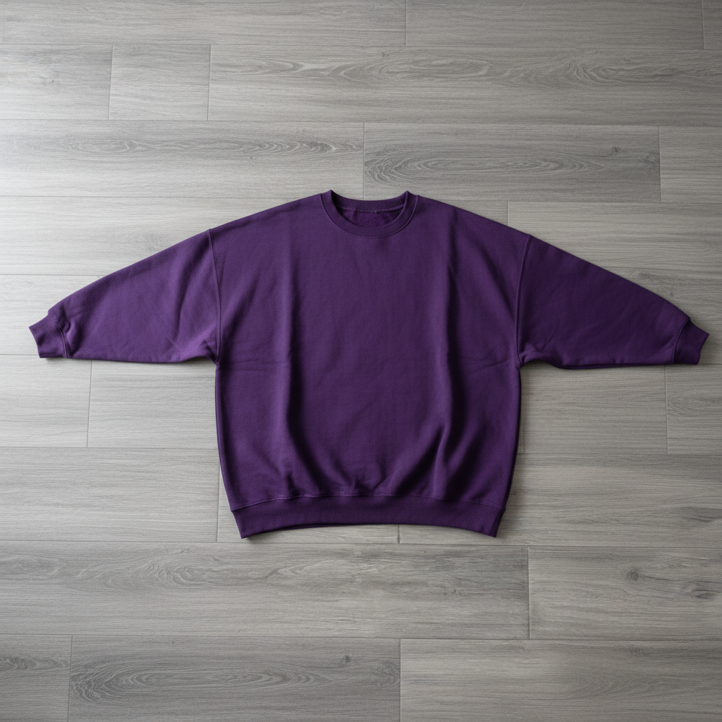 Crewneck Oversize Púrpura