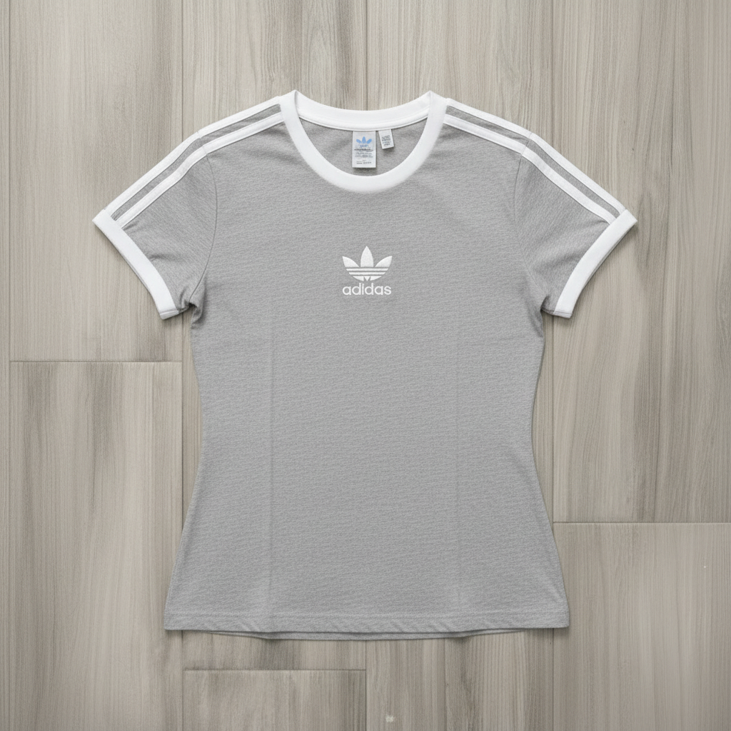 Camiseta Deportiva Mujer Gris