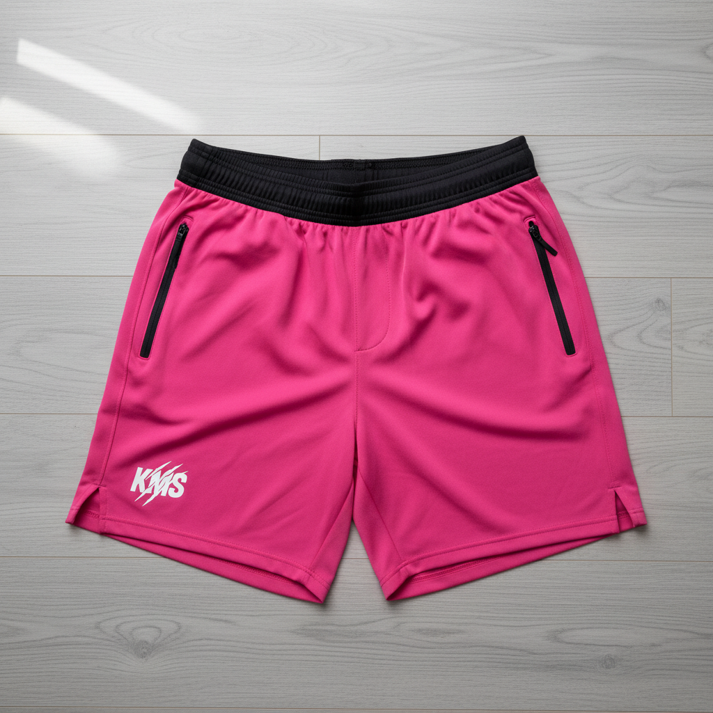 Short Gym KMS color rosa