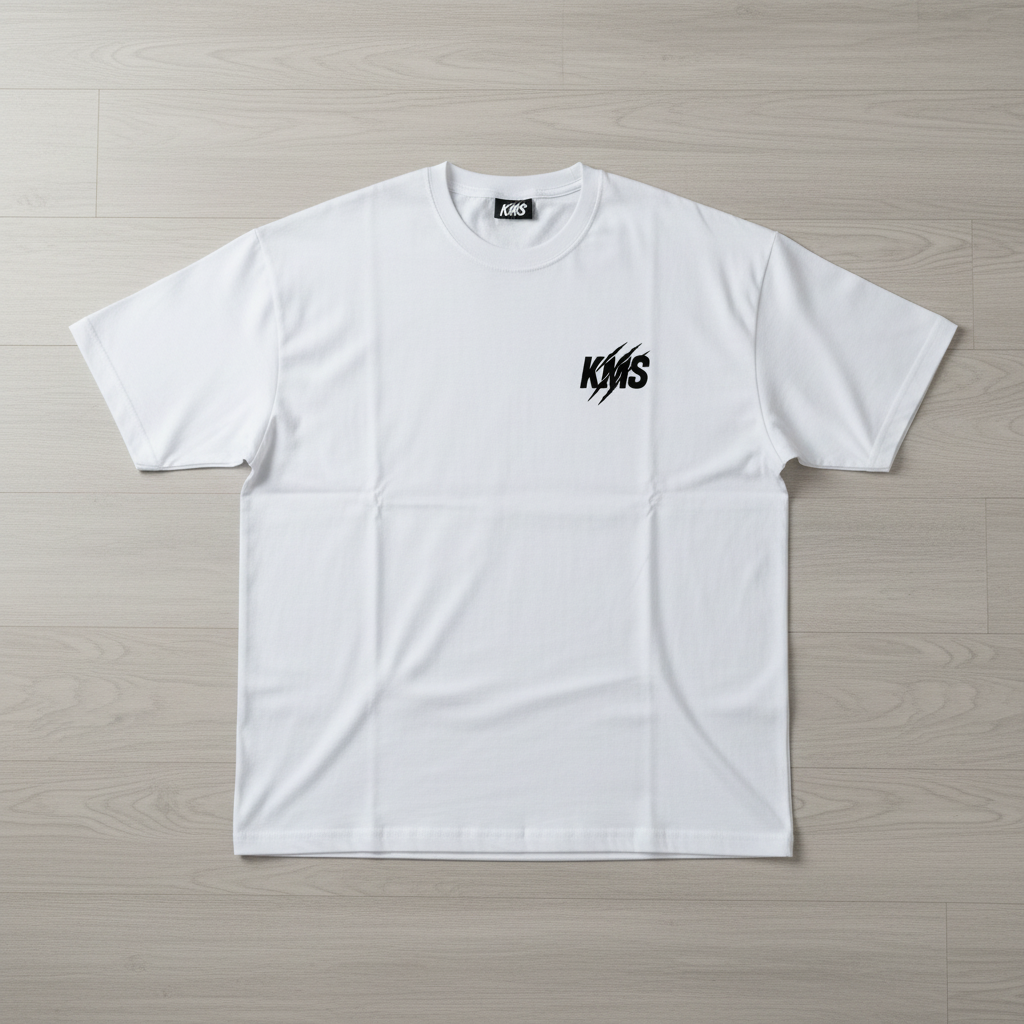 Camiseta Gym KMS color blanco