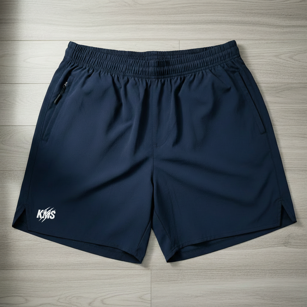 Short Gym KMS color azul