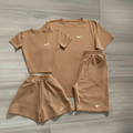 Conjunto deportivo mujer café claro