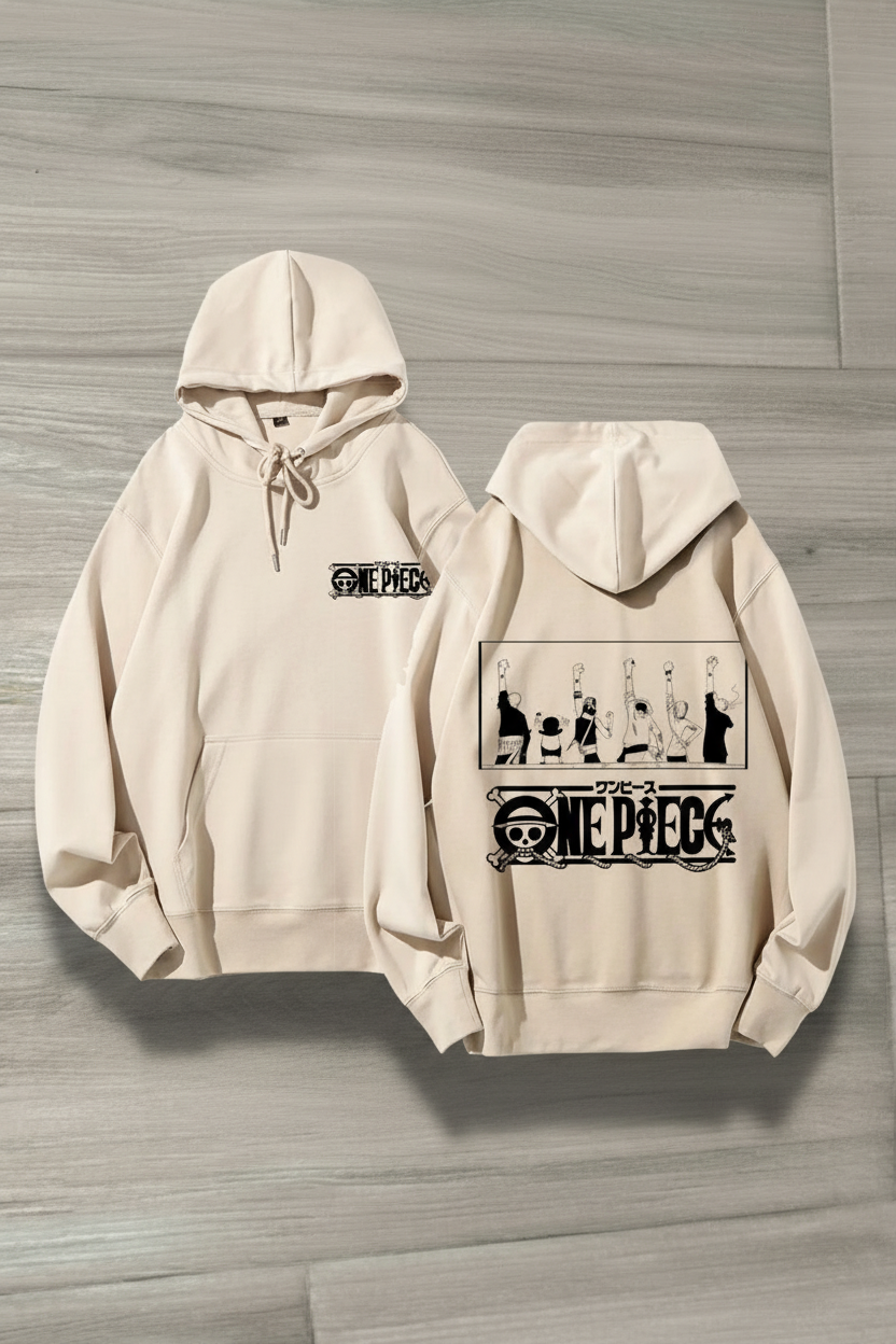 Hoodie One Piece Beige