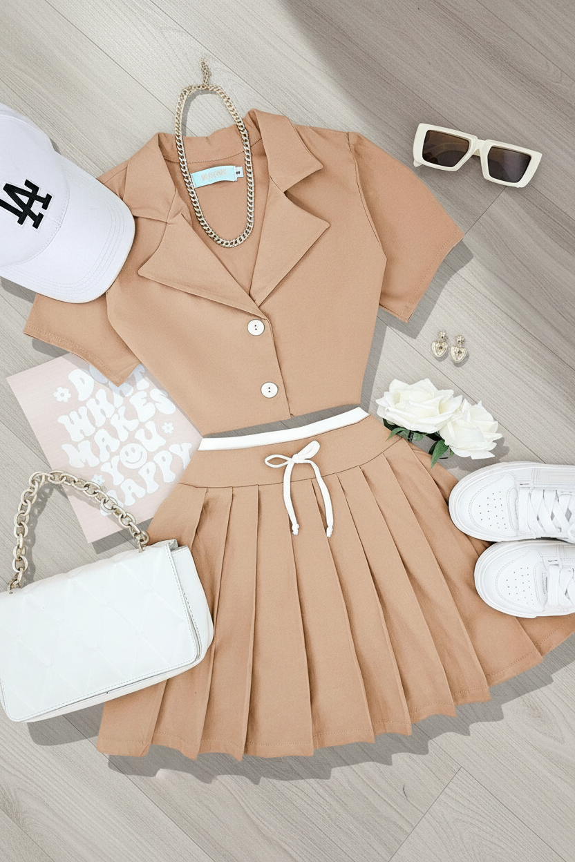 Conjunto KMS - Beige/Crema