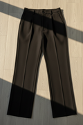 Pantalón Clásico de Pinzas - Negro