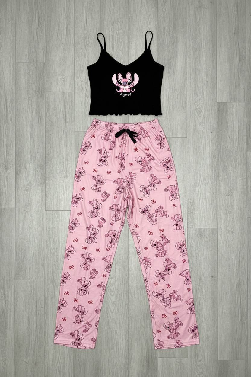 Pijama Angel Soñando en Rosa