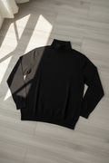 Suéter Cuello Alto Liso Premium KMS - Negro