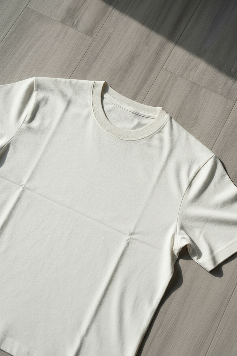 Camiseta Premium Essential - Blanco