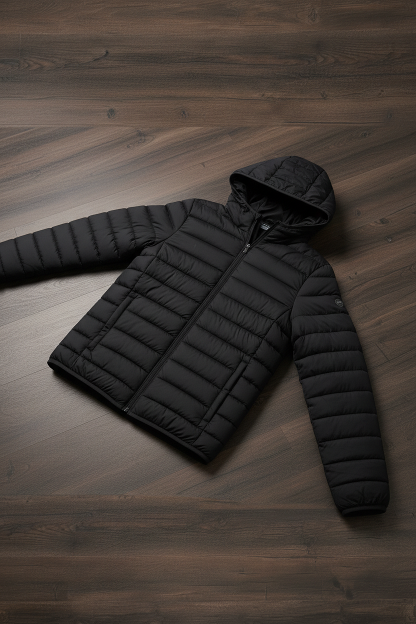 Chaqueta Puffer Negro