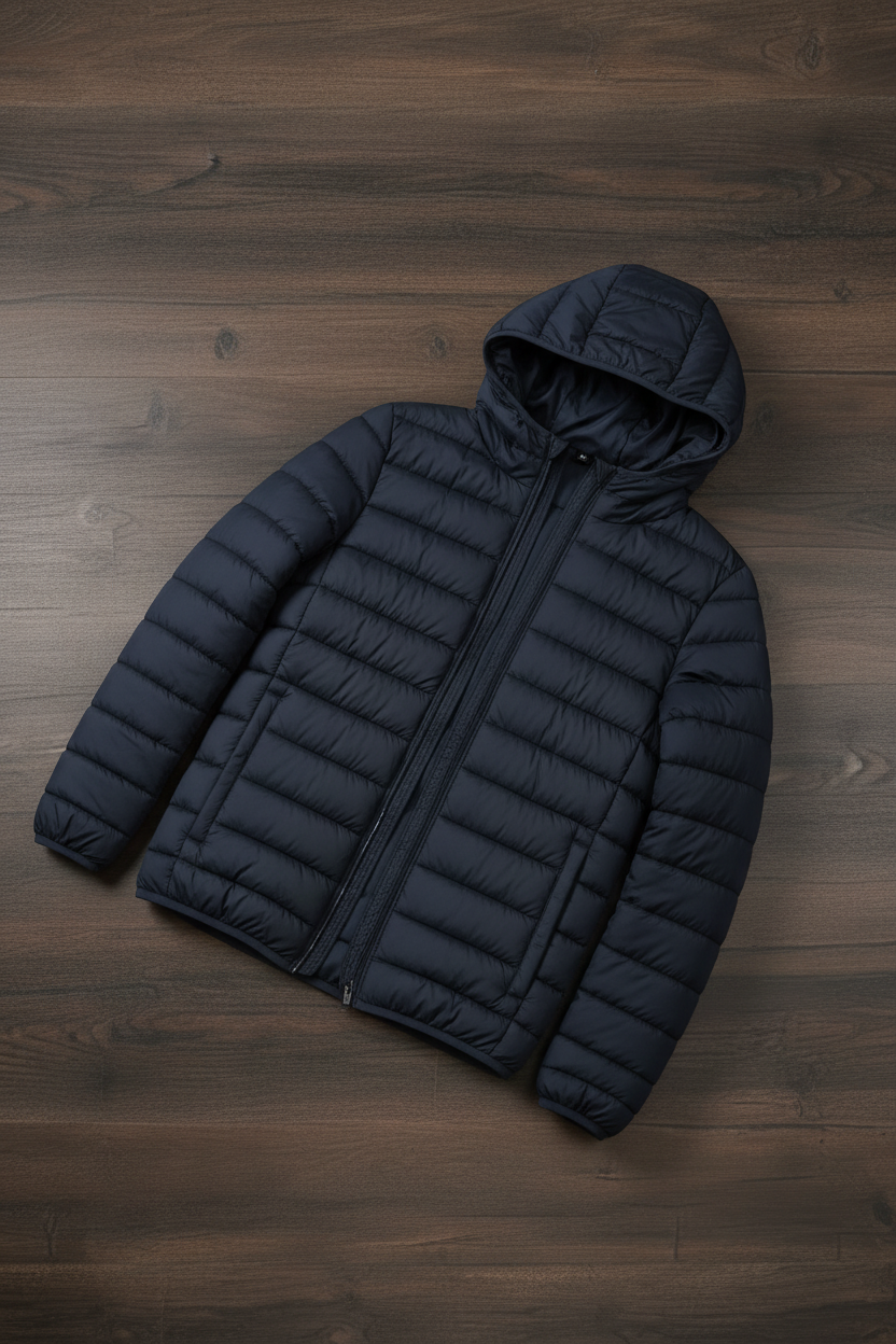 Chaqueta Puffer Azul Marino