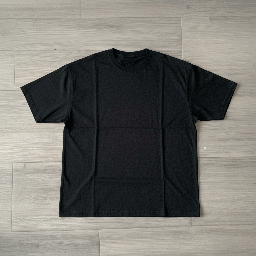 Camiseta Oversize Básica Negro