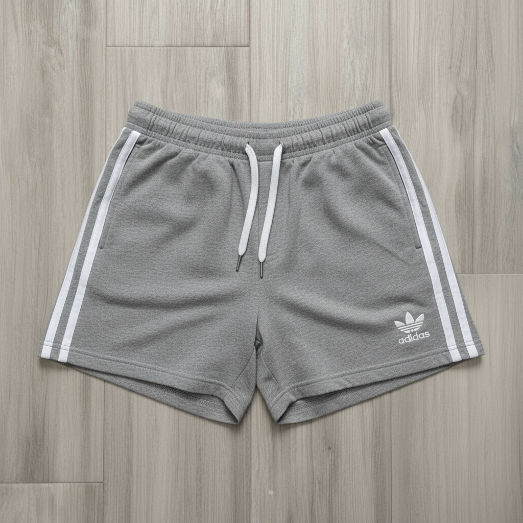 Pantaloneta Gris Algodón
